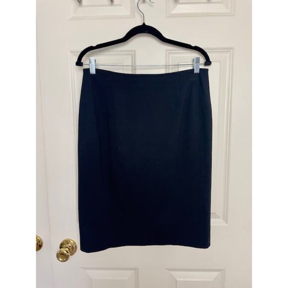 Pencil Skirt Woman Size 8 Orange PatternTextured Slimming Professional |Office - Picture 4 of 4